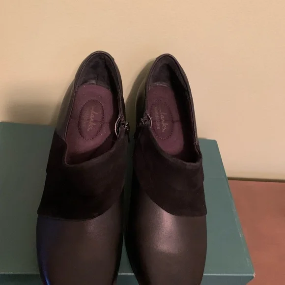 Clarks bendables promise Josie black booties - Picture 6 of 10